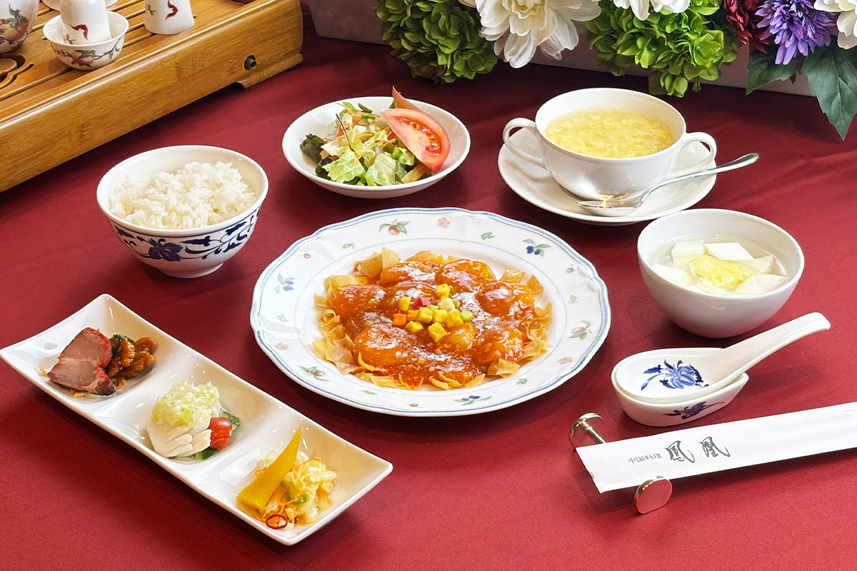 海老のチリソース煮ランチ