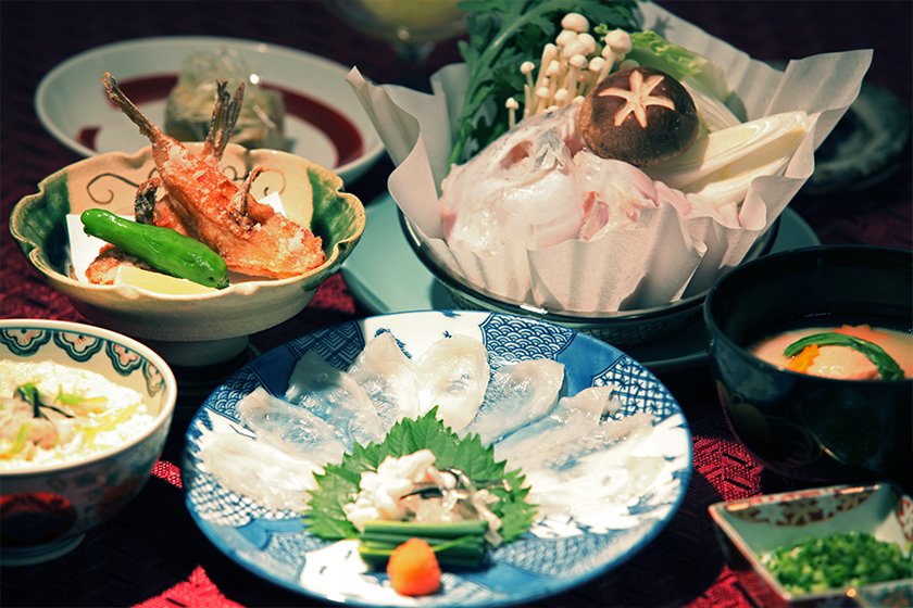 冬の醍醐味　河豚会席