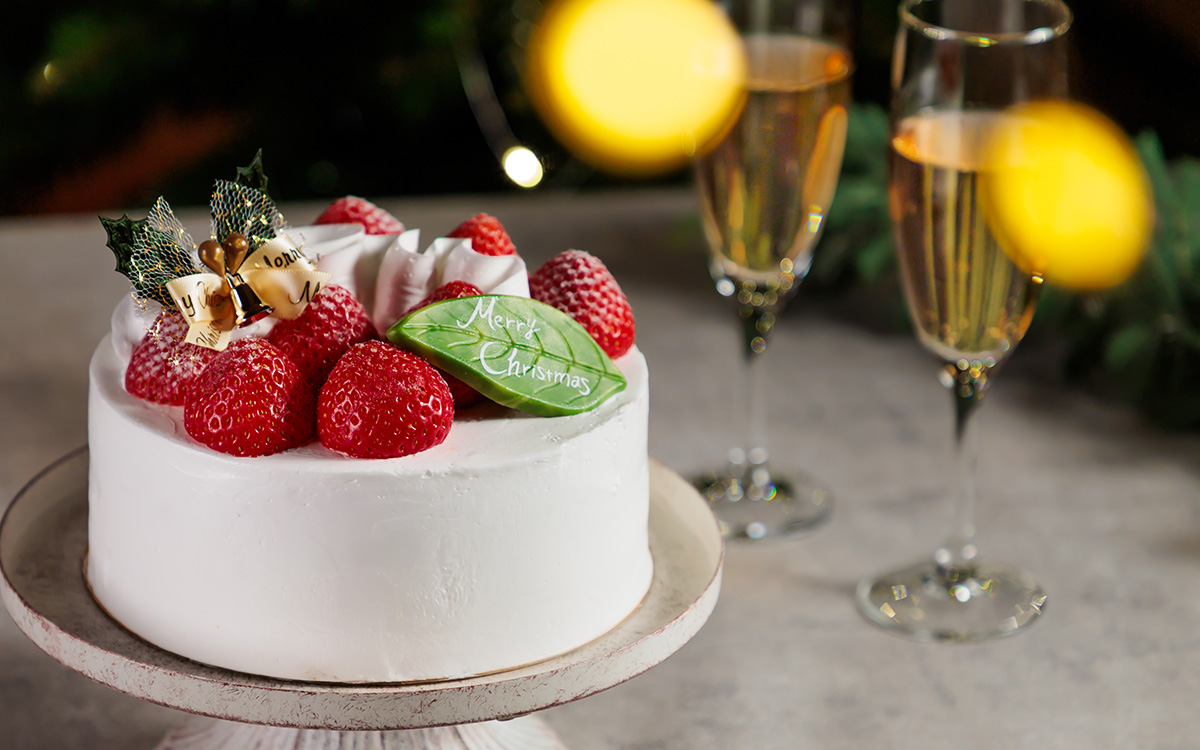 苺のクリスマスケーキ