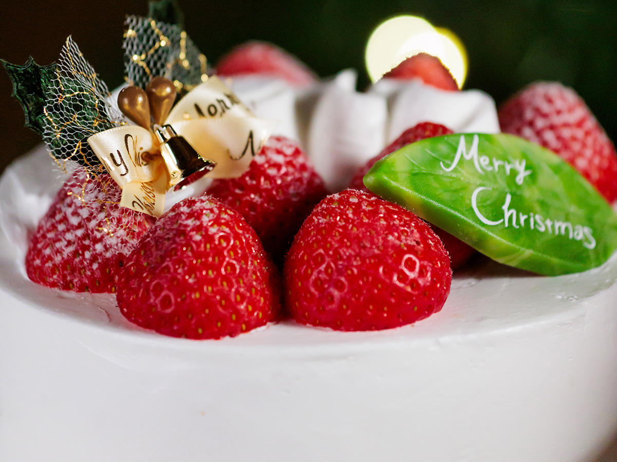 苺のクリスマスケーキ
