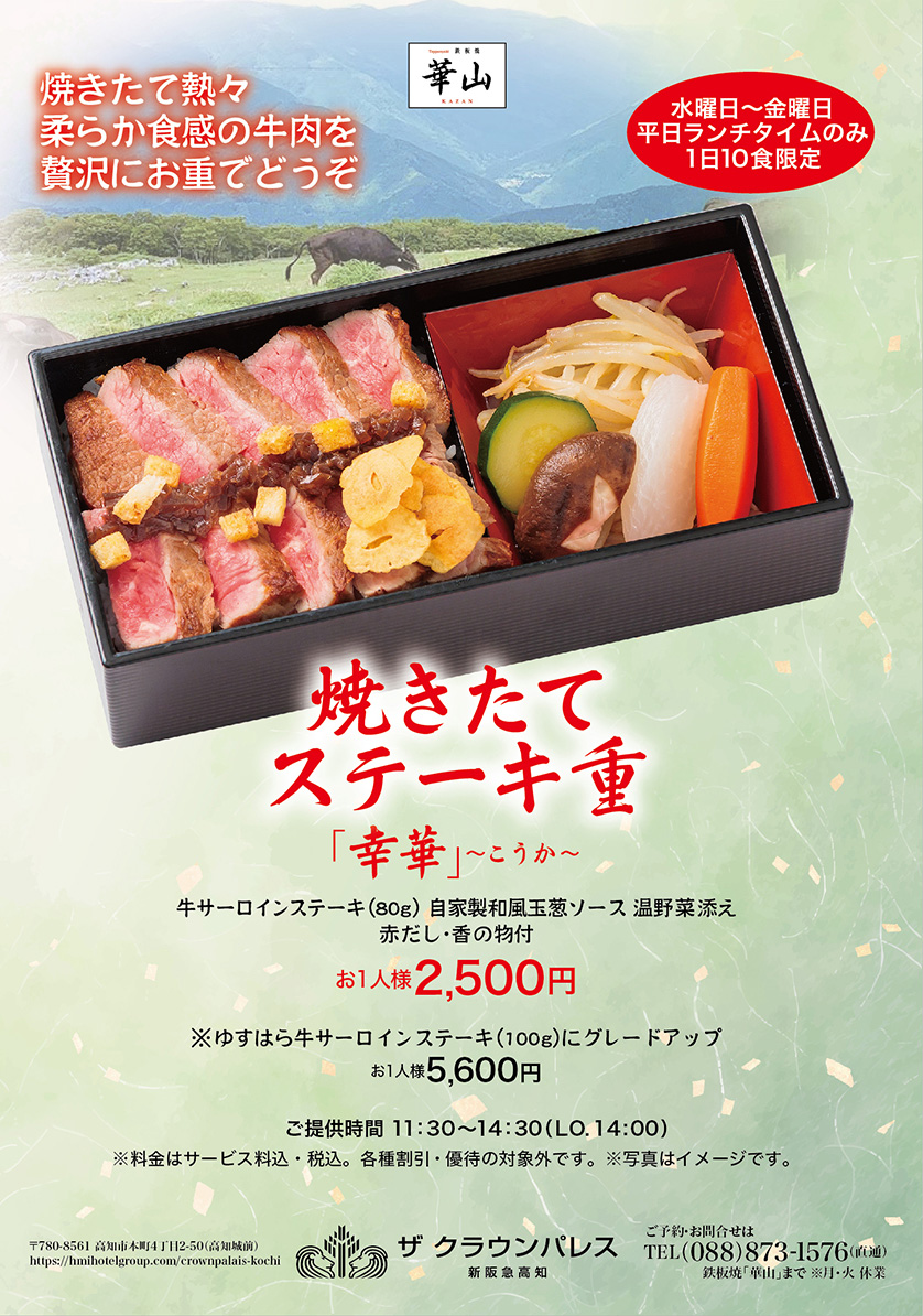 平日限定ステーキ重