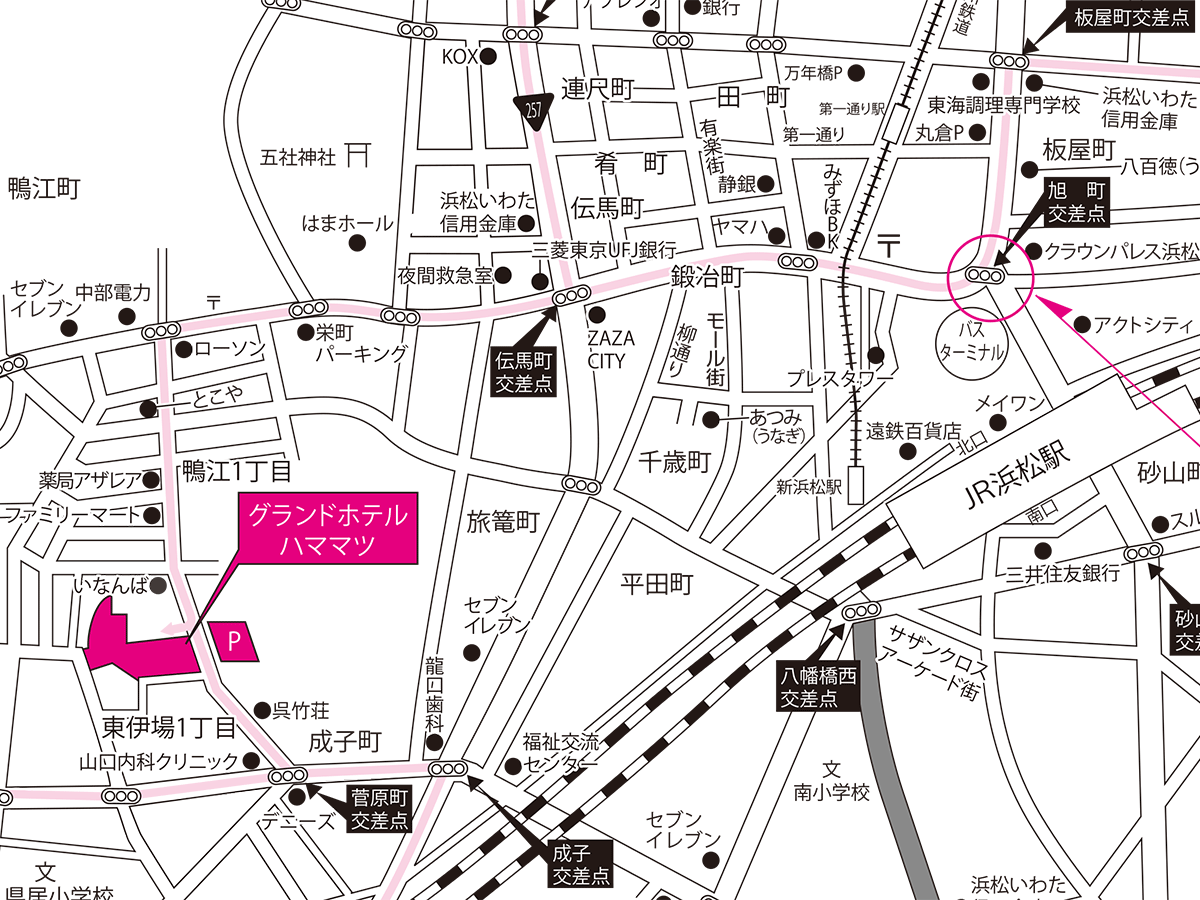 浜松市中心部詳細