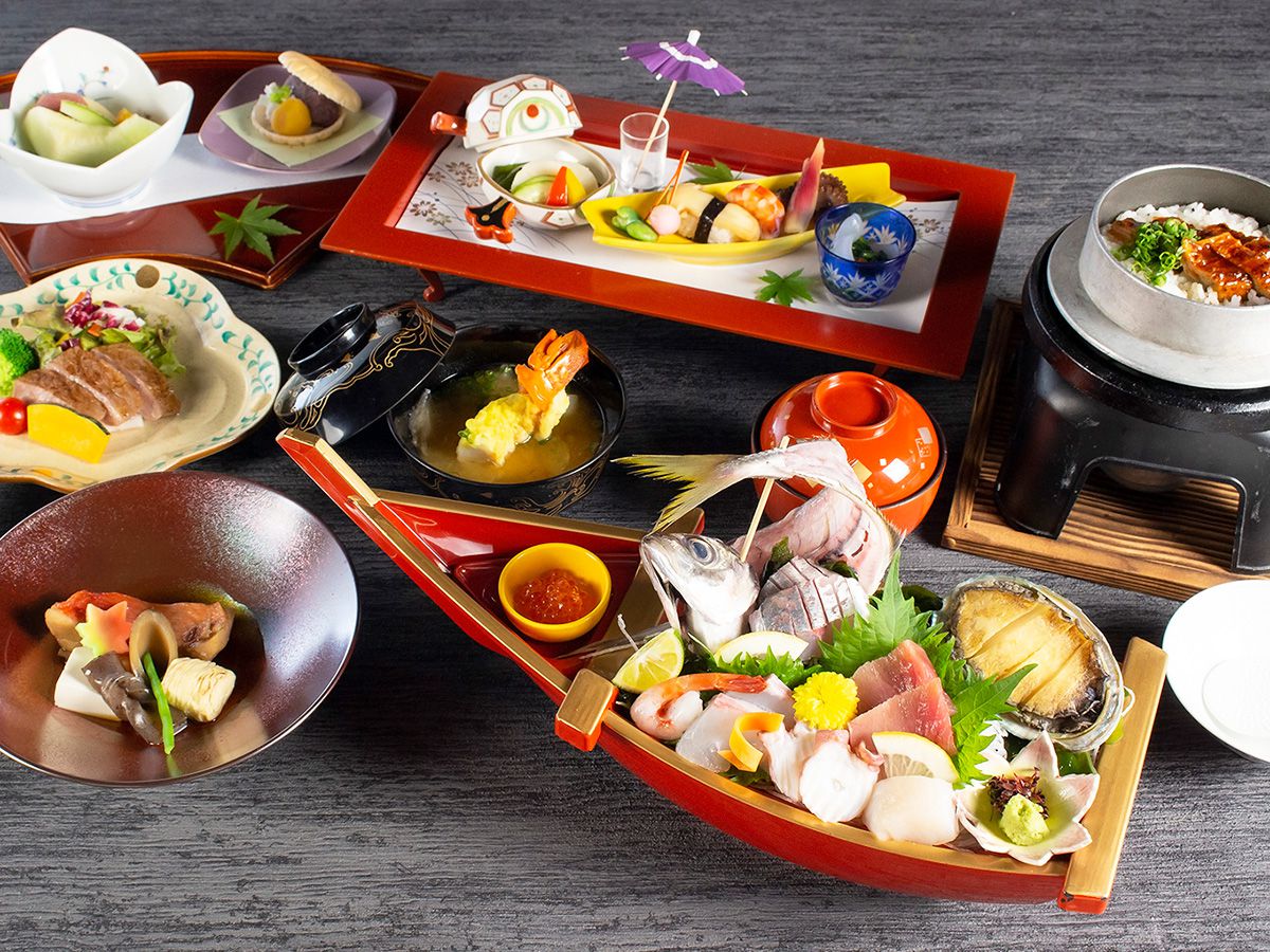ちどり会席「静岡和牛と鮑」イメージ