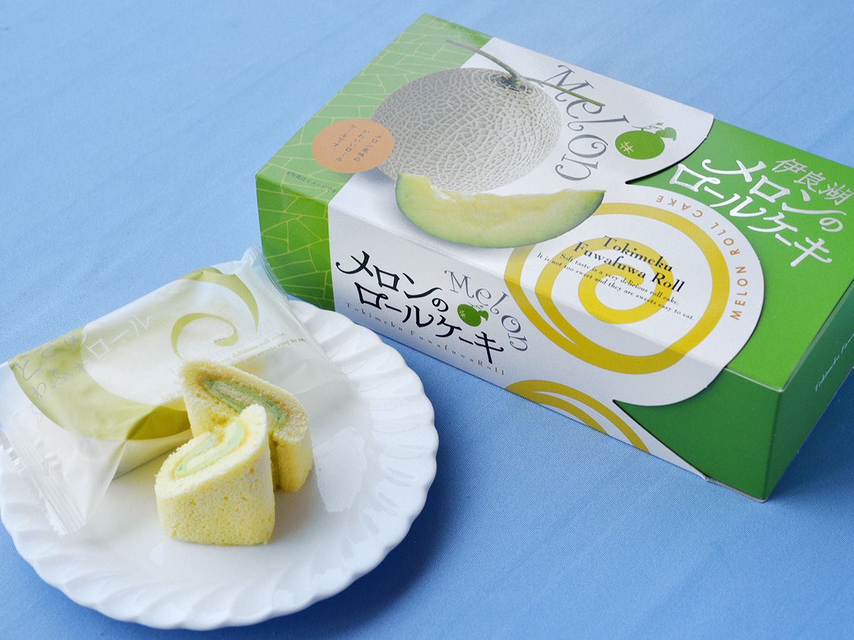 メロンのロールケーキ