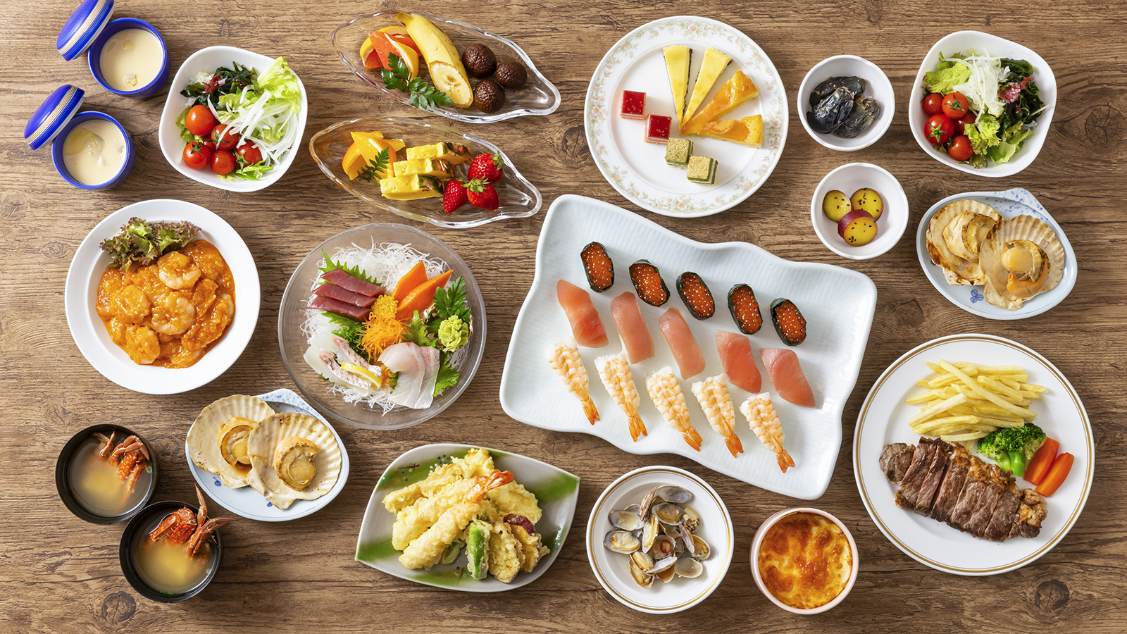 夕食バイキング全体イメージ
