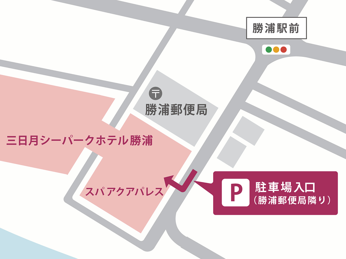 駐車場入口マップ