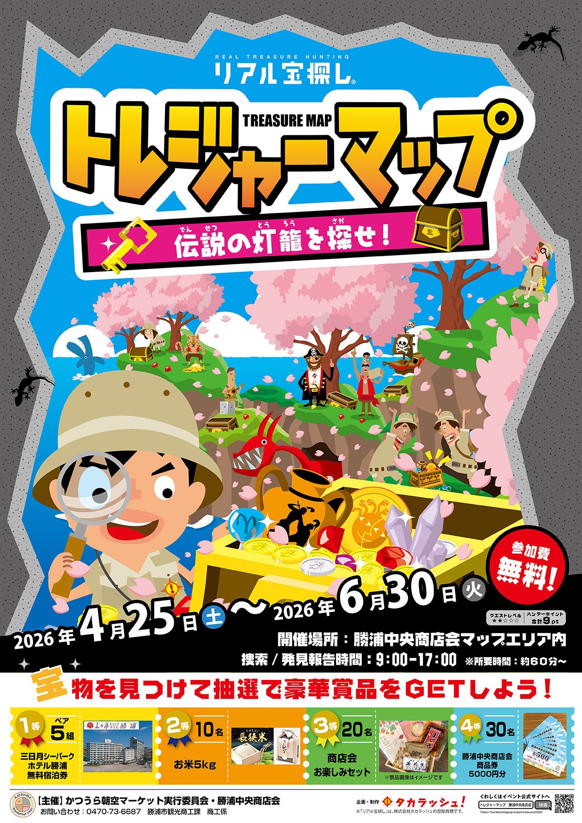 リアル宝探しトレジャーマップ