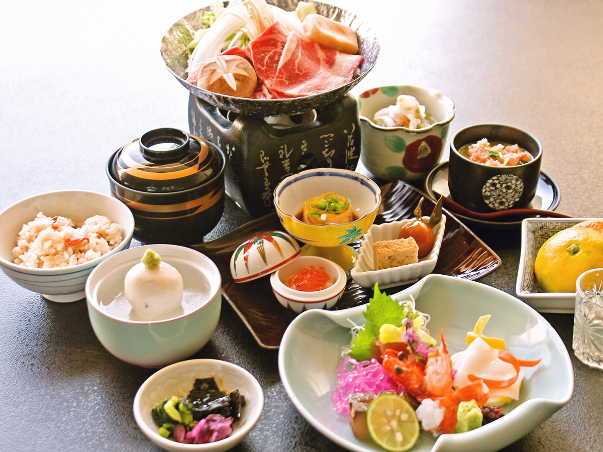 冬の天城山会席