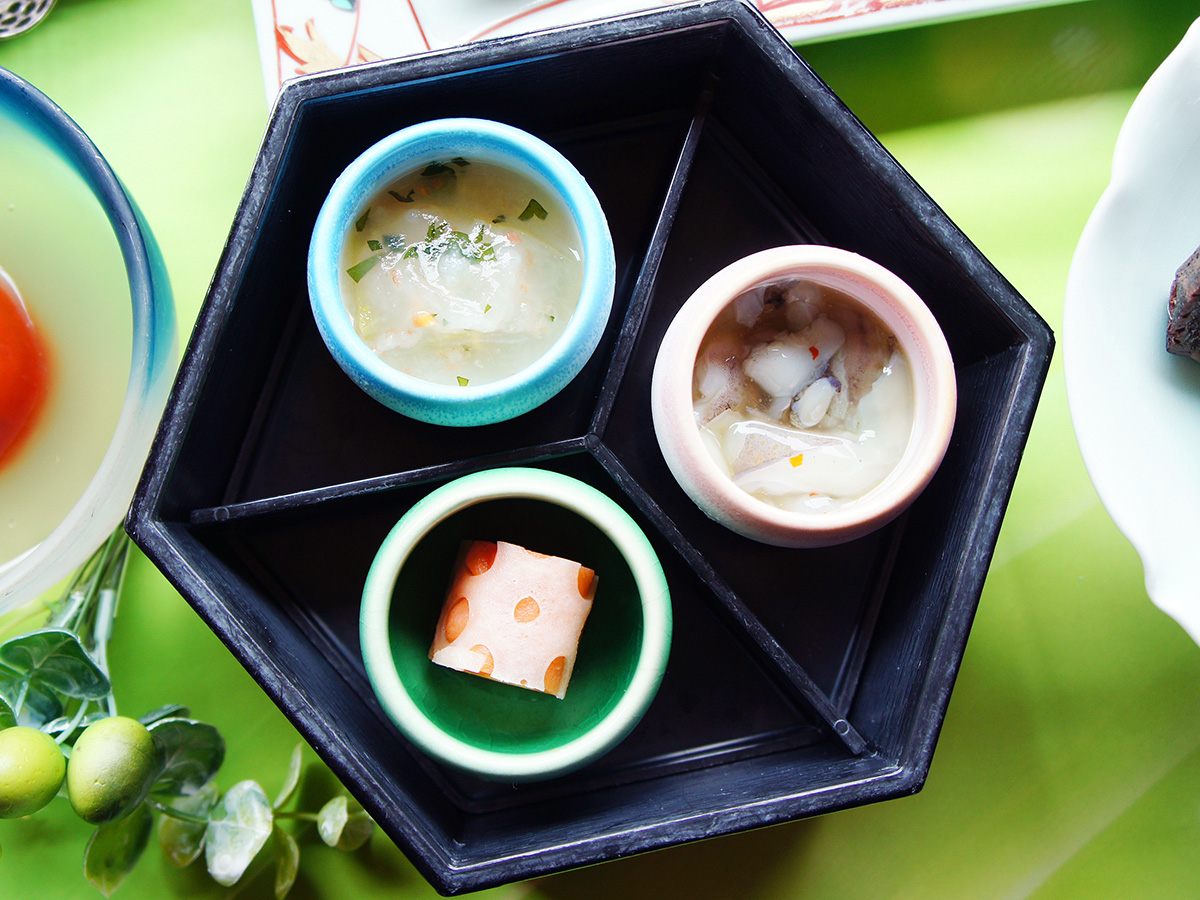 季節の三種盛り前菜