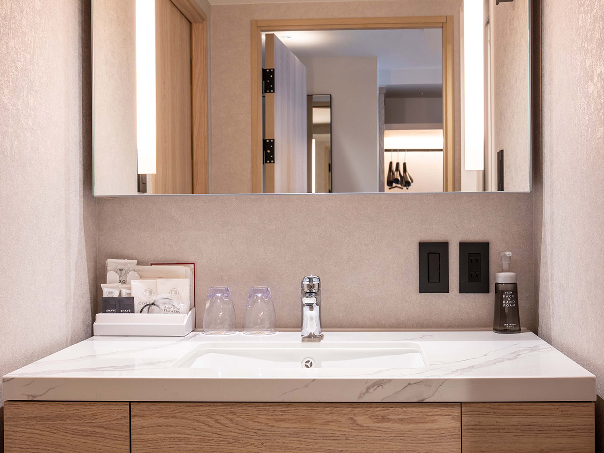 新客室エグゼクティブデラックスツイン洗面台