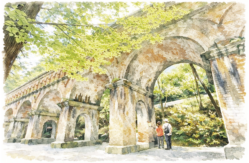 南禅寺　水路閣イメージ