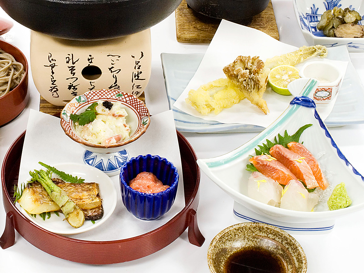 前菜やお造りなど
