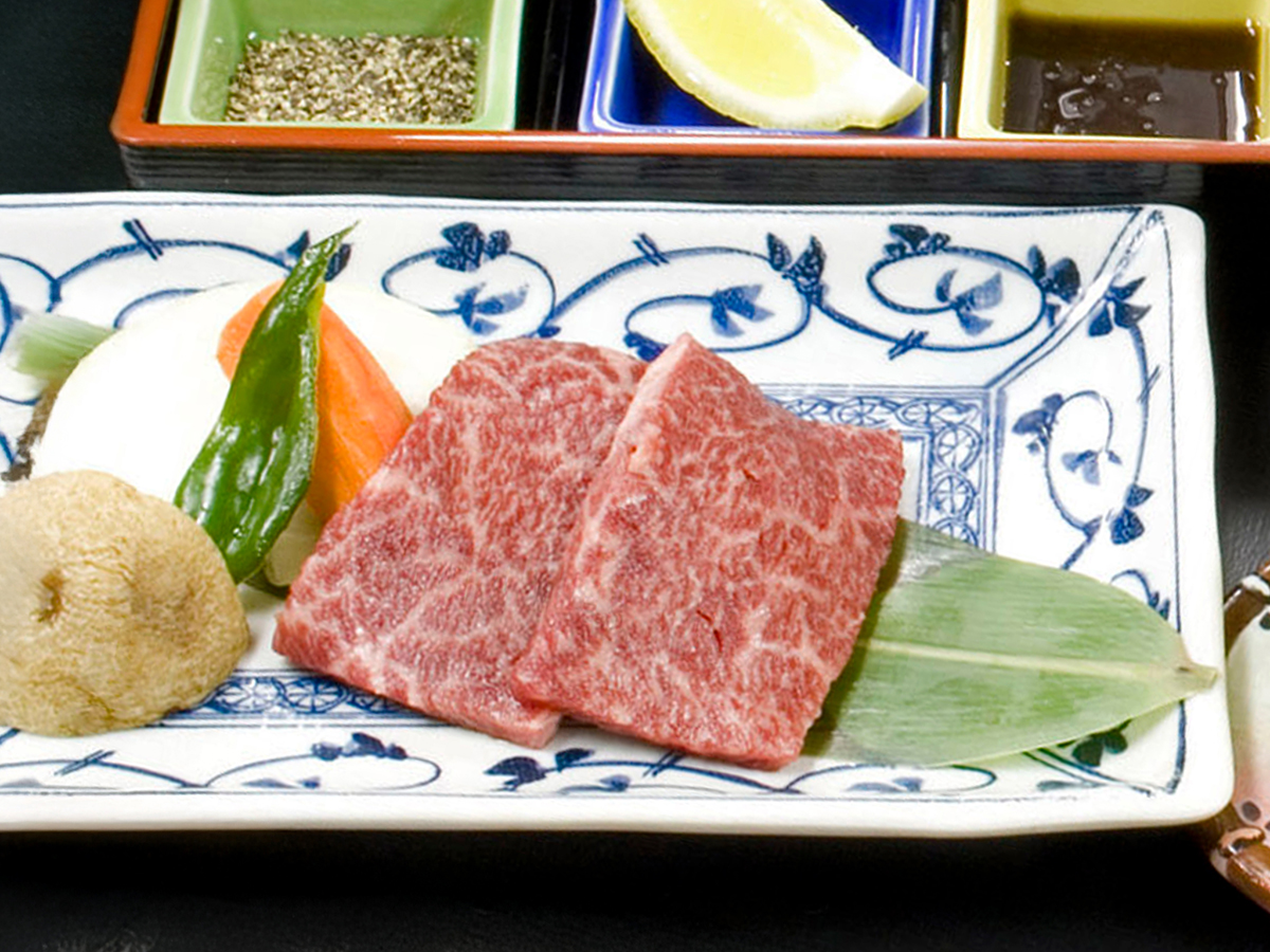 国産牛肉陶板焼き