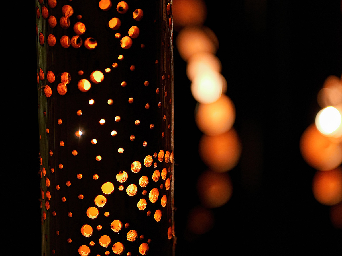 竹灯籠のイメージ