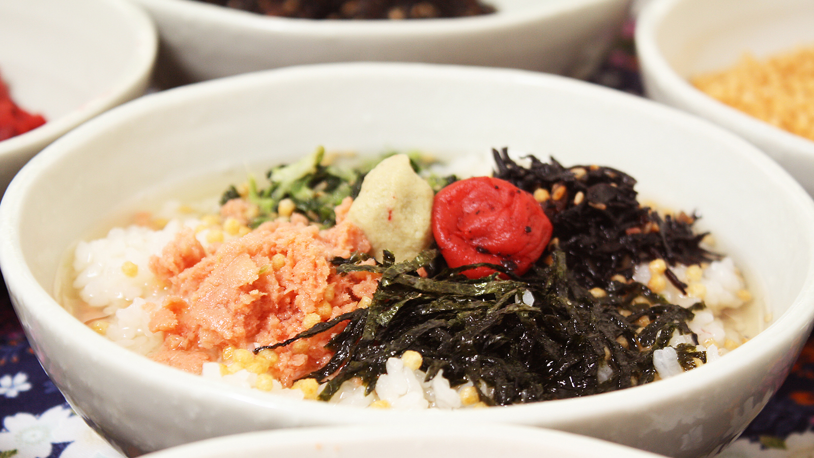 朝食バイキングお茶漬けイメージ