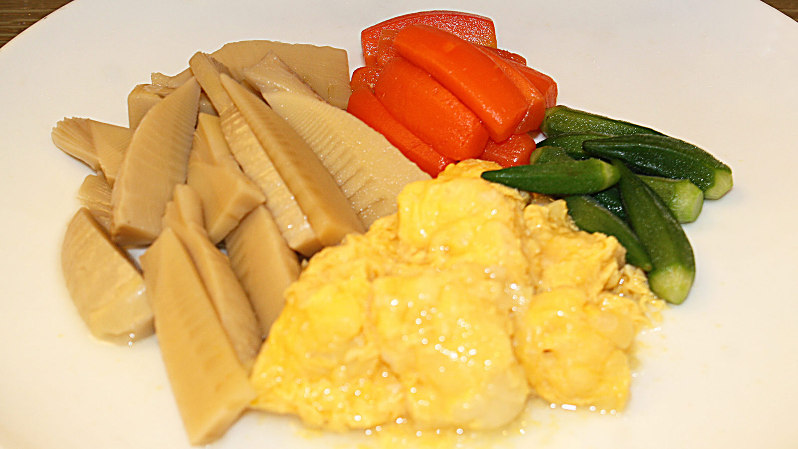 鱧と夏野菜の煮物