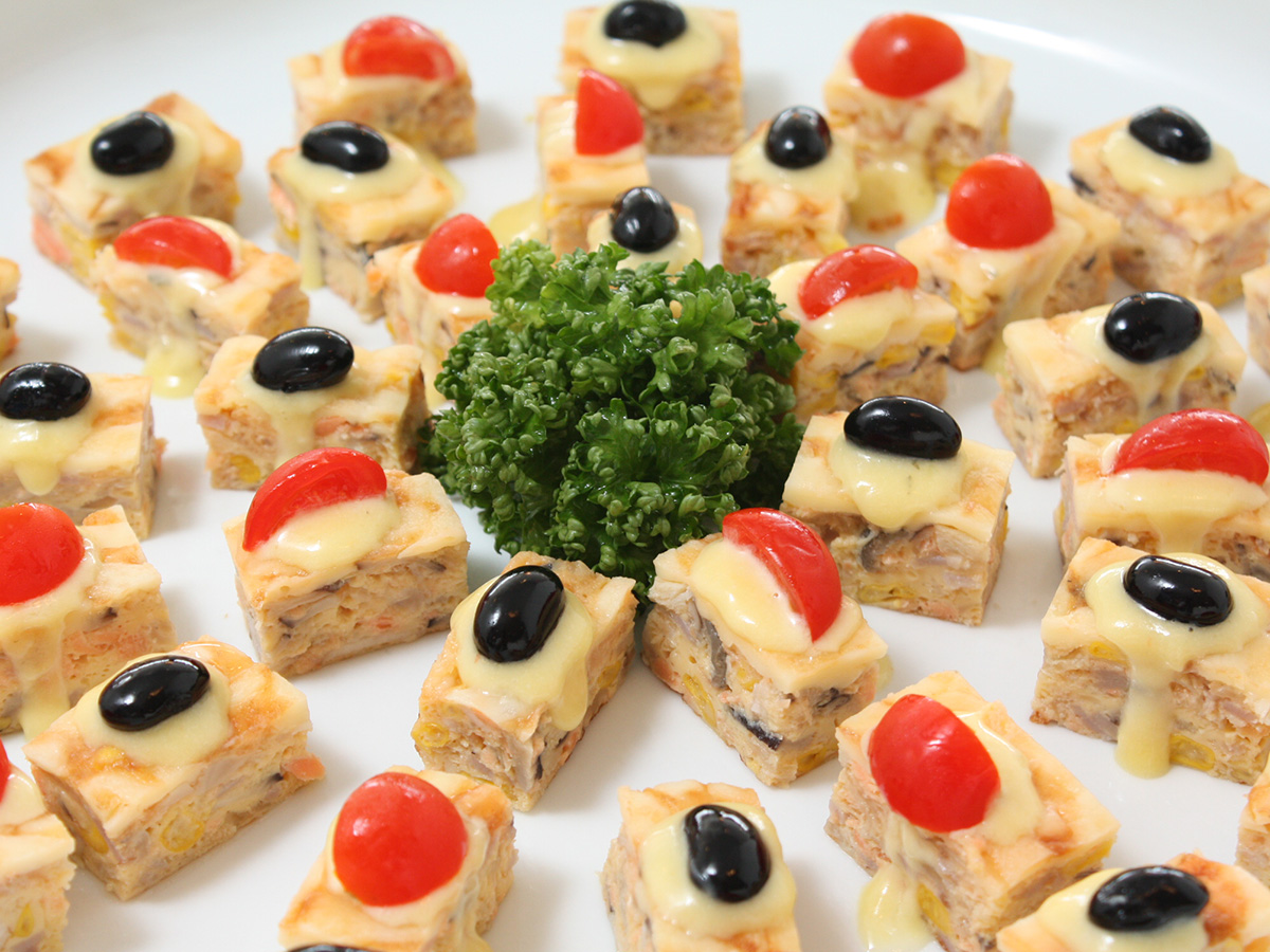 春野菜のシーフードキッシュ