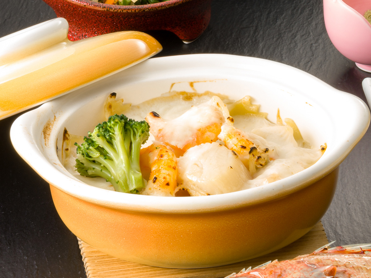 海鮮ホワイトグラタン