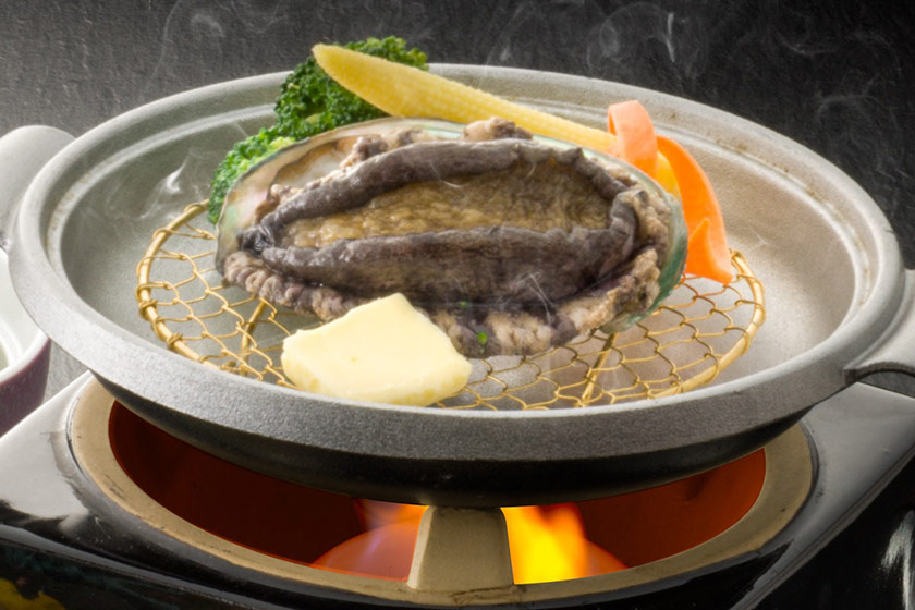 活き鮑残酷焼きイメージ