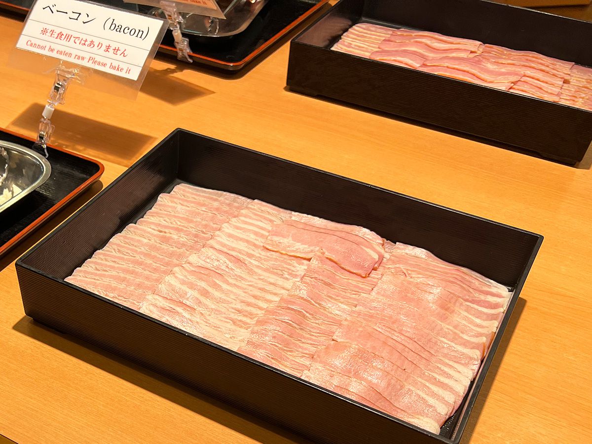 ベーコン（焼き用）