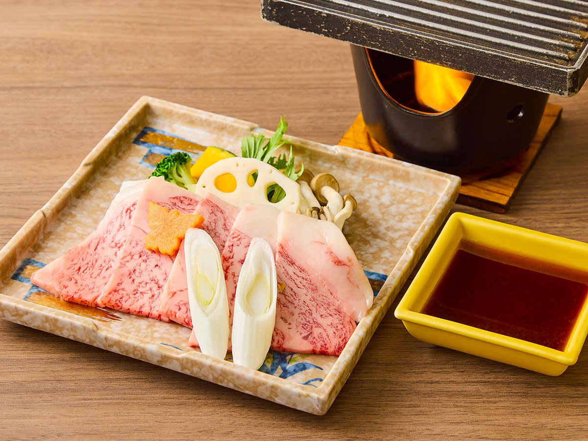 A5ランク鳥取和牛の陶板焼きイメージ