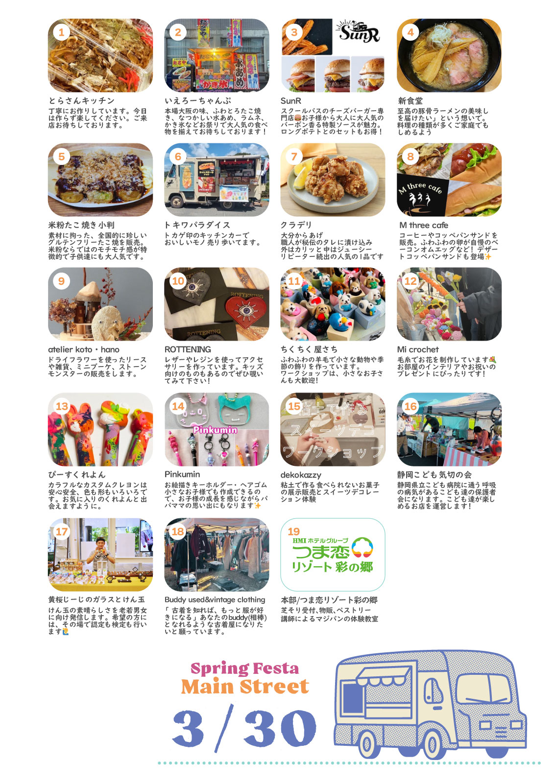 30日の出店者
